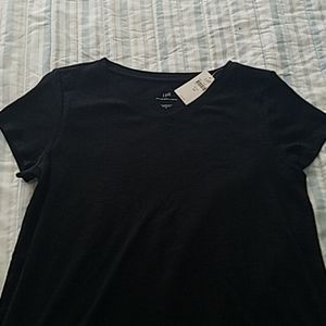 Brand new with tags cap sleeve v-neck t-shirt